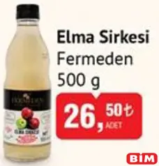 FERMEDEN ELMA SİRKESİ 500 G FERMEDEN ELMA SİRKESİ 500 G